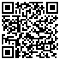 Intro-Bild Ein schwarz-weißer QR-Code auf weißem Hintergrund. Der für die Klösterl-App entworfene Code besteht aus einem Muster aus quadratischen Punkten, die in einem quadratischen Raster angeordnet sind.